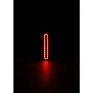Fischer feu stop à LED rechargeable, feu arrière rouge pour vélos.
