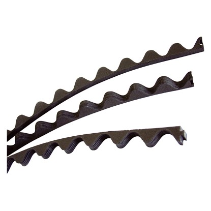 Zahnleiste für Bitumenwellplatte K11 Schwarz Länge 100 cm