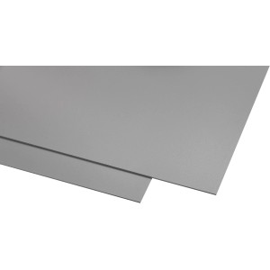 Lastra in plastica grigia Guttagliss Hobbycolor, 50x25cm, ideale per bricolage e modellismo.