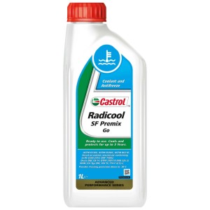 Castrol Radicool SF Premix Go 1 l: Antigelo pronto all'uso per circuiti di raffreddamento.