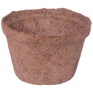 Vaso rotondo per semina in fibra di cocco Videx Garden, Ø 15,5 cm, per la propagazione delle piante.