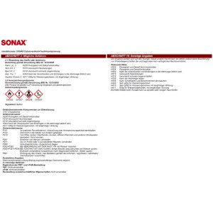 Sonax Cabrio- und Textil-Imprägnierung 250ml Flasche für Autopflege.