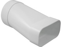 Marley Pezzo di transizione / passaggio muro da tondo ad angolo System 125