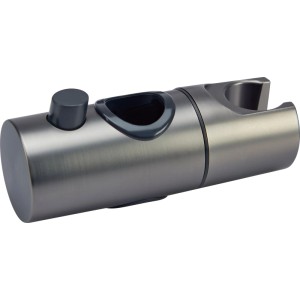 Gros plan du support de douche du set de douche baliv DBS-70.180, gris métal.
