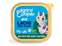 Edgard & Cooper Katzen-Nassfutter Lachs und Huhn Paté Bio Adult 85 g