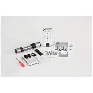 Burg-Wächter Funk-Türschloss Entry easy 7601 Pin / IP53 Set mit Zylinder, Keypad und Zubehör.