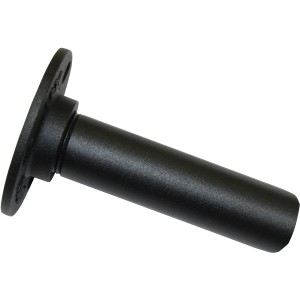 Supporto Gardinia Industrial Home, nero, 10 cm, per bastoni per tende da 25 mm.
