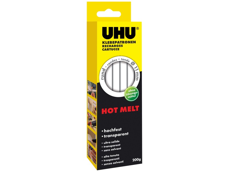 Lot De 15 Bâtons De Colle Chaude KAHEIGN - Noir - 270 X 11 Mm - Pour Pistolet à Colle Standard