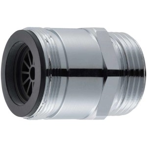 Riduzione Neoperl in ottone cromato, da M28x1 a 3/4 di pollice, per raccordi HT.