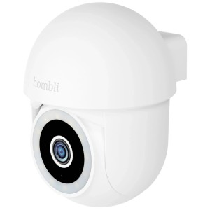 Weisse Hombli Schwenk- und Neigekamera für Aussen, Teil der Kameraüberwachung & Videoüberwachung.