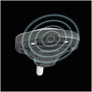 Aspirapolvere antiacaro MS 3079 grigio/bianco con lampada UV e funzione vibrante.