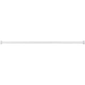 Wenko Luz barre de douche télescopique, extensible, antirouille, blanche, 110-185 cm.