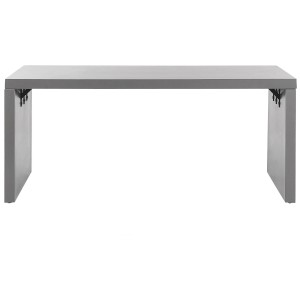 Table Beliani Taranto pour mobilier de jardin, gris béton, partie d'un ensemble de 7 pièces.