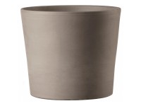 Deroma Pflanztopf Vaso Cilindrico Terrakotta Graphitfarben Ø 16,2 cm