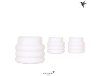 Kolibri Home Übertopf Bubble White Topf Ø 9 cm / Höhe 10 cm / 1 Stk.