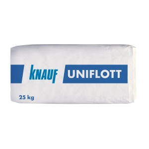 Sacco di stucco per giunti Knauf Uniflott, 25 kg, per cartongesso.