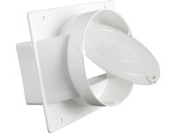 Marley Adapter rund eckig mit Rückstauklappe System 150