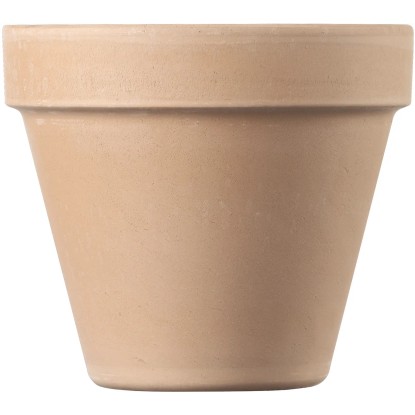 Deroma Pflanztopf Vaso Standard White Garden Terrakotta Weiss Ø 11 x 10 cm