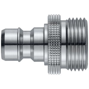 Nipplo di raccordo Neomatic Pro, ottone cromato, 3/4 di pollice, Ø 16,5 mm, per raccordi.