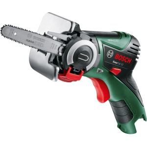 Sega a batteria Bosch EasyCut 12 con tecnologia NanoBlade, ideale per tagli precisi in casa e in giardino.