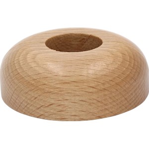 Echtholz Buche Rohrrosette, Ø 18mm, für Laminat & Parkett