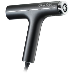 Sèche-cheveux Trisa Classy Style anthracite, design moderne pour le soin des cheveux.