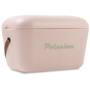 Polarbox Frigorifero portatile Retro, Nude, 20L, con tracolla. Ideale per picnic e gite.