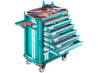 Technocraft Werkstattwagen Swiss Team Wood Pro 282-tlg.