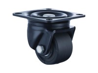 Doerner + Helmer SL-PA-Lenkrolle Stahl verzinkt Schwarz Ø 6,5 cm / Höhe 5 cm