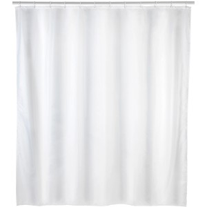 Tenda doccia bianca Allstar Zen, 180x200cm, in poliestere, lavabile.