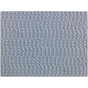 Tapis antidérapant gris 150x45cm pour ustensiles de cuisine, lavable et découpable.
