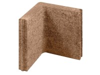 Eckstein Braun 90-Grad-Ecke (HxBxT) 25 x 25 x 5 cm Eckstein Braun 90-Grad-Ecke (HxBxT) 25 x 25 x 5 cm