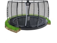 Exit Trampoline Dynamic enterré avec filet de sécurité Noir Ø 366 cm