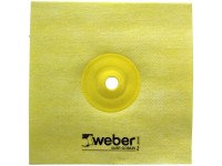 Weber Dichtmanschette DM 150 Gelb 150 x 150 mm Weber Dichtmanschette DM 150 Gelb 150 x 150 mm