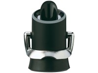 Vacu Vin Champagner-Verschluss Schwarz-Silber