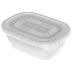 Contenitore per alimenti Rotho Freeze, 0.5l, trasparente, con coperchio, per la conservazione degli alimenti.