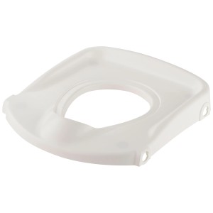 Sedile WC per bambini Rotho Kidskit 3in1 bianco-grigio, un accessorio per WC per bambini.