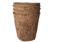 Videx Garden Kokos-Anzuchttöpfe Natur Ø 8 cm / 4er-Set