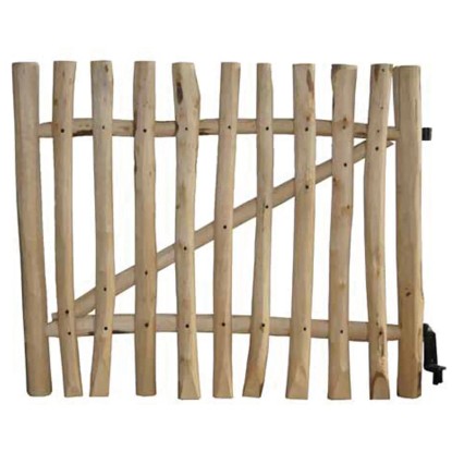 Pletscher Türe Kastanienlattenzaun natur Höhe 1,2 m / Breite 1 m