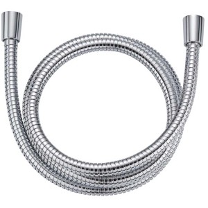 Flexible de douche chromé Diaqua Fortaflex, 150 cm de long, en métal.
