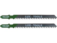 LUX-TOOLS Stichsägeblätter T-Schaft Holz 75 mm Zahnteilung 3 mm / 2 Stk.