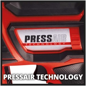 Dettaglio: Chiodatrice a batteria Einhell Fixetto con tecnologia PressAir.