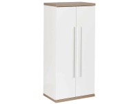 Fackelmann Midischrank Stanford Weiss Eiche Natur Breite 50 cm