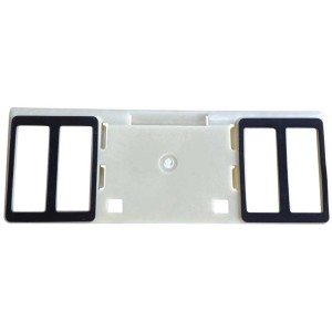 Piastra di montaggio di ricambio per WC doccia NB-R770 e NB09, adatta per ceramiche con interasse fori di 12,5 - 22 cm.