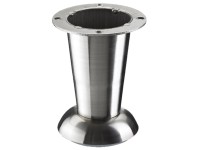 Hettich Möbelfuss Fada 50 x 70 x 100 mm Edelstahl-Optik