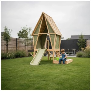 Exit Toys Sabbiaia in legno legno di cipresso Nature 14 x 60 x 90 cm