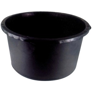 Vaschetta per fontana Ubbink Victoria 60 nera, rotonda, con capacità di 90 l.