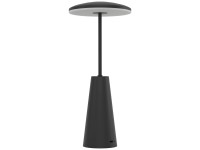 Eglo Akku-Tischleuchte Piccola Schwarz (HxBxT) 28 x 13 x 13,6 cm