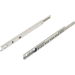 Estensione parziale a sfera Hettich per cassetti, 250-410 mm, per scanalatura da 17 mm, ferramenta per porte scorrevoli.