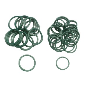 30 anneaux de fixation verts en plastique (Ø 2 cm) pour plantes de jardin.